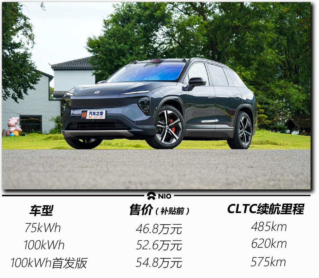 蔚來 蔚來ES7 2022款 100kWh 首發(fā)版